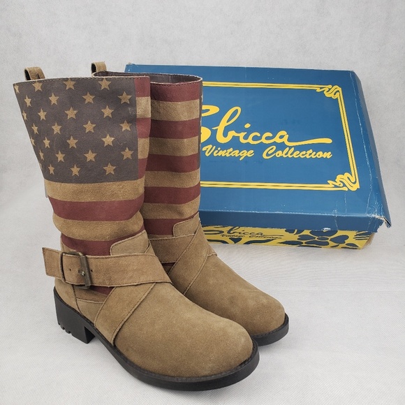 Sbicca Shoes - Sbicca American flag Vintage Boots Size 6.5